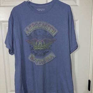 Vinyl Blue Aerosmith Graphic Tee